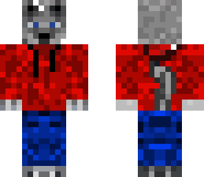 wolf with hoodie