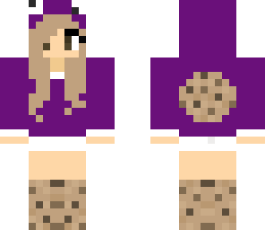 purple cookie girl