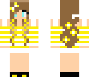 yellow summer girl
