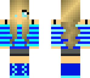 blue girl