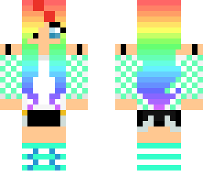 rainbow girl
