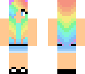 rainbow girl