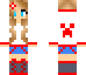 red creeper girl