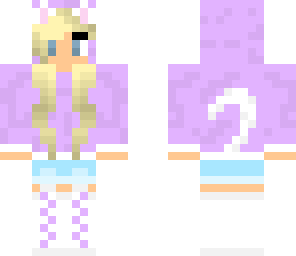 pastel purple cat girl