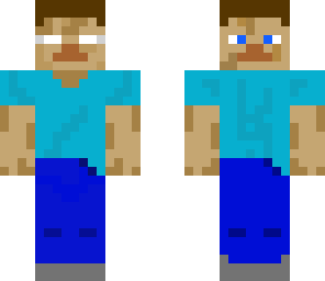 herobrine y steve