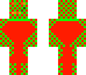 checkerd man
