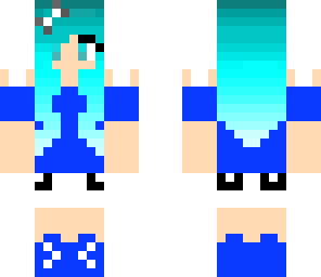 blue girl
