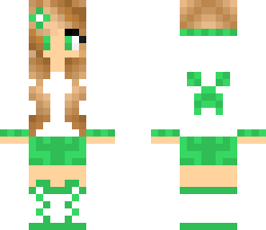 emerald creeper girl