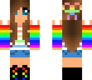rainbow girl