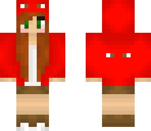 red dino girl