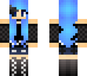 awesome blue girl