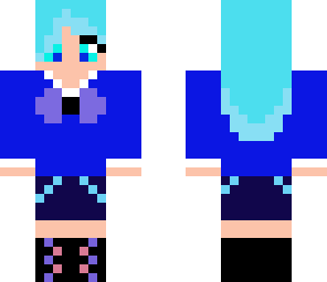 blue girl