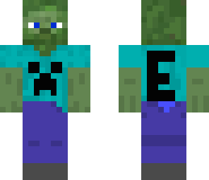 zombie creeoer steve