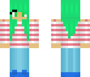 - teal haired girl -