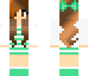 green and white