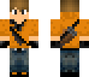 orange shirt guy