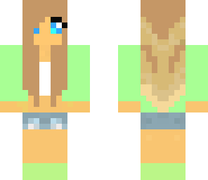 gorgeous mint girl
