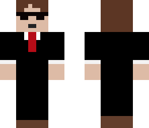 man in black suit