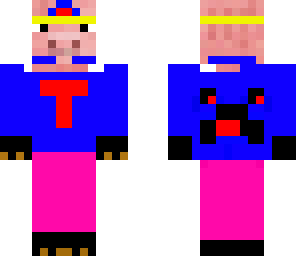creeper jacket pig king
