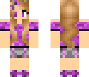 cute purple girl