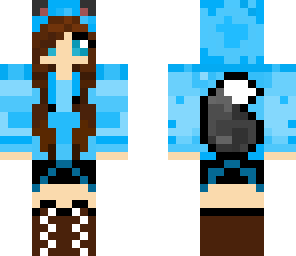 blue wolf girl
