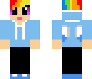 my human version of rainbow dash fall outfit fixed