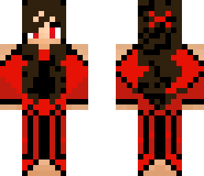 cheerful vampire girl