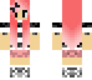 pink and black girl
