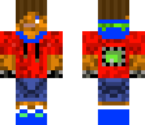 hooded boy blue