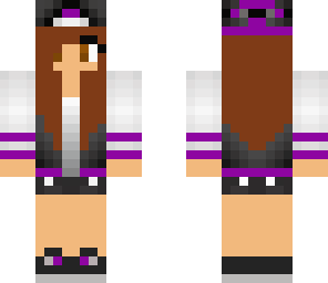 purple skater girl
