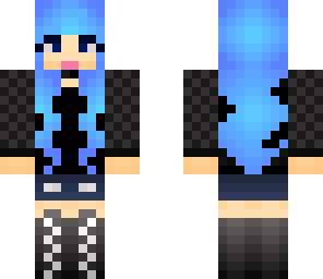 cute blue girl
