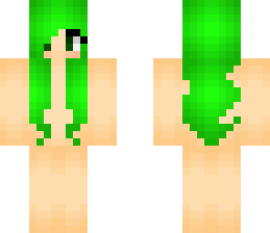 green hair skinbase