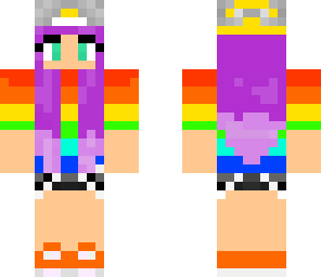 rainbow girl