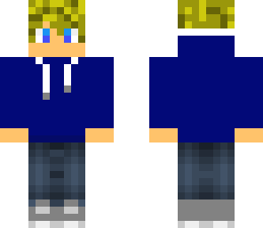 blond hoodie