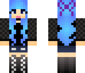 edited cute blue girl