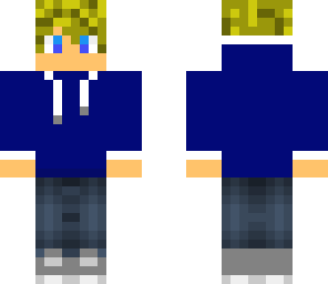 blond hoodie