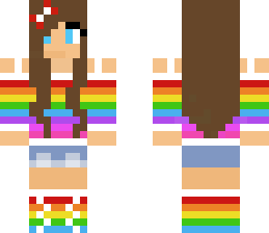 rainbow girl