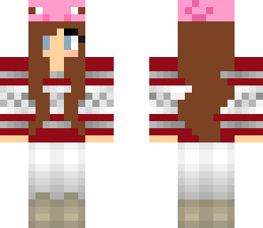 girl with pig hat