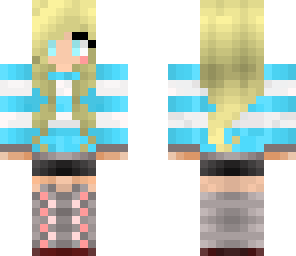blue anime girl