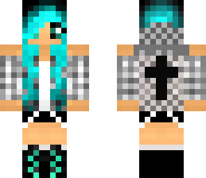 blue scene girl