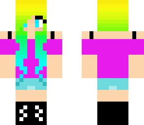 rainbow hair