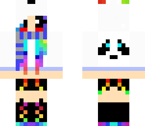 edited rainbow girl
