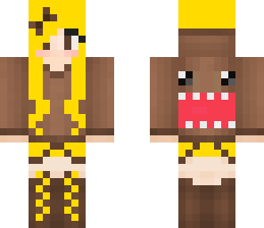 yellow domo girl