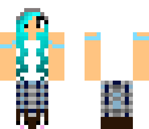 pj minecraft girl