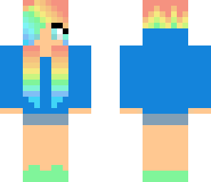 rainbow girl