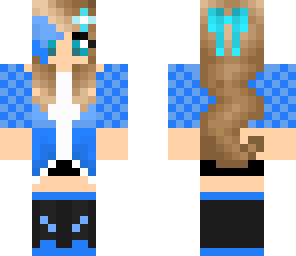 pop blue girl
