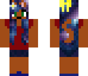 galaxy dog girl