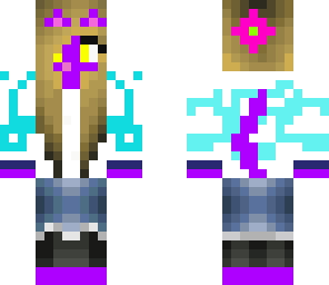 purple cat girl