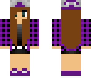 purple skater girl edit