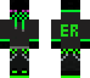 mantis619's er green enderman with bandana